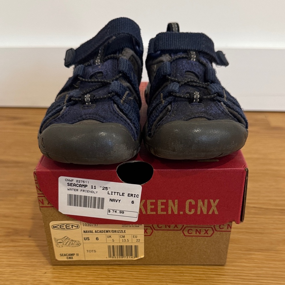 Keen Kids Navy Water Shoes Toddler 6 EU 22